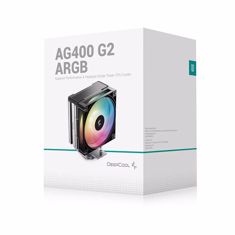 DeepCool AG400 G2 ARGB Air Cooler (Black)-img(4)