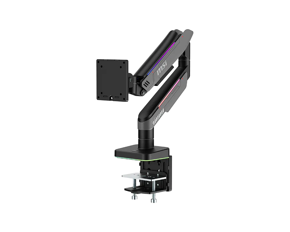 MSI MPG MT201RG RGB Monitor Arm, Gas Spring, Upto 49 Inch