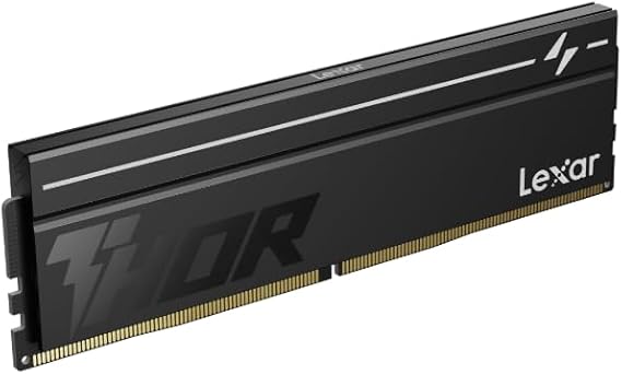 Lexar Thor G2 OC 8GB (8GBx1) DDR5 CL38 6000MHz RAM (Black)