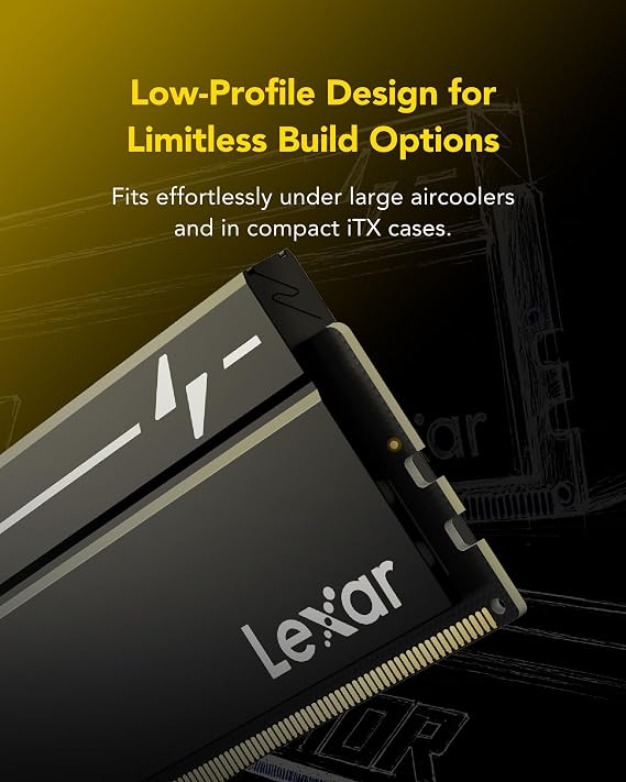 Lexar Thor G2 OC 8GB (8GBx1) DDR5 CL38 6000MHz RAM (Black)-img(6)