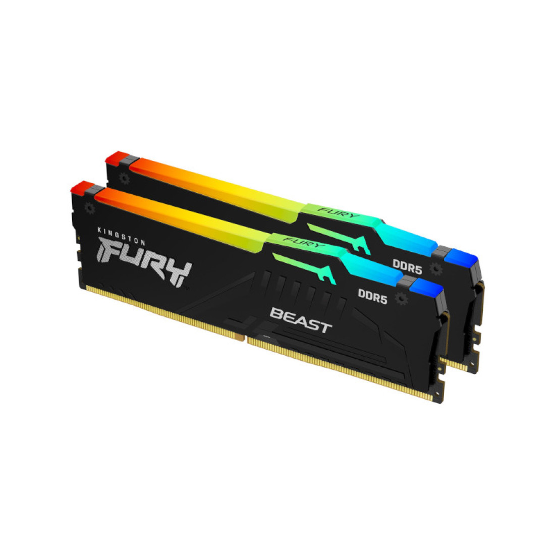 Kingston Fury Beast RGB 32GB (16GBx2) DDR5 CL30 6000MHz (Black) Kingston