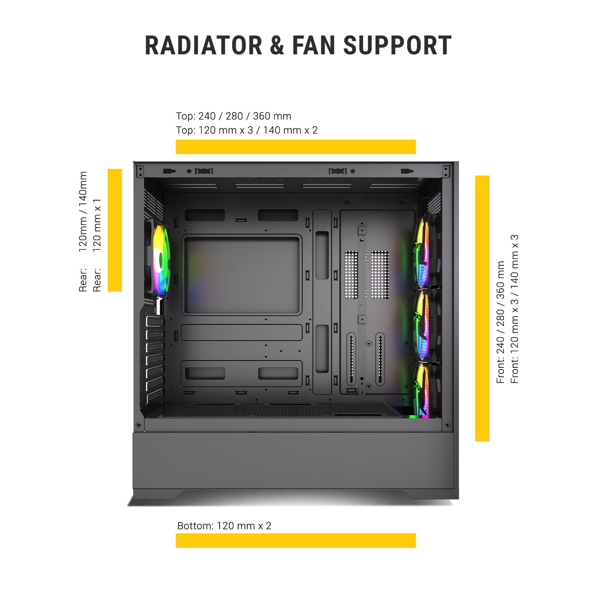 Ant Esports EVO 360 ARGB (Black)