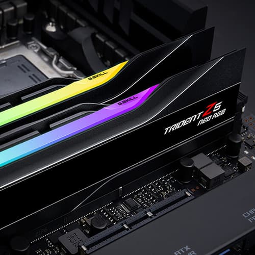 G.Skill Trident Z5 Neo RGB 64GB (32GBx2) DDR5 CL30 6000MHz RAM (Black) Trident