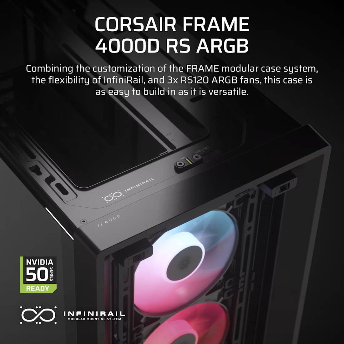 Corsair Frame 4000D RS ARGB (Black) Cabinet Corsair
