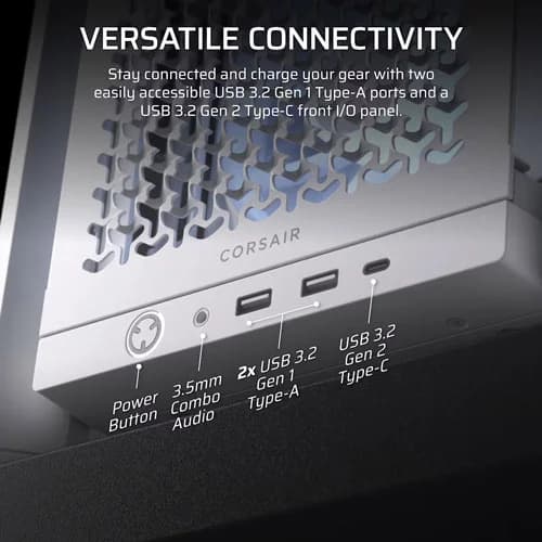 Corsair Frame 4000D RS ARGB (White) Cabinet Corsair
