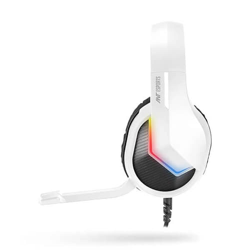 Ant Esports H1100 Pro RGB Gaming Headset With Mic (White) Headset image 6