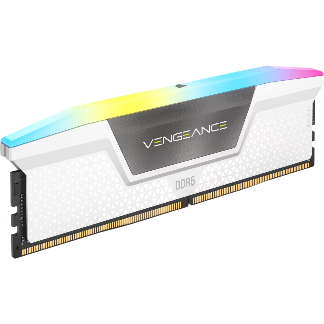 Corsair Vengeance RGB 16GB (16GBX1) DDR5 CL40 5200MHz (White) RAM