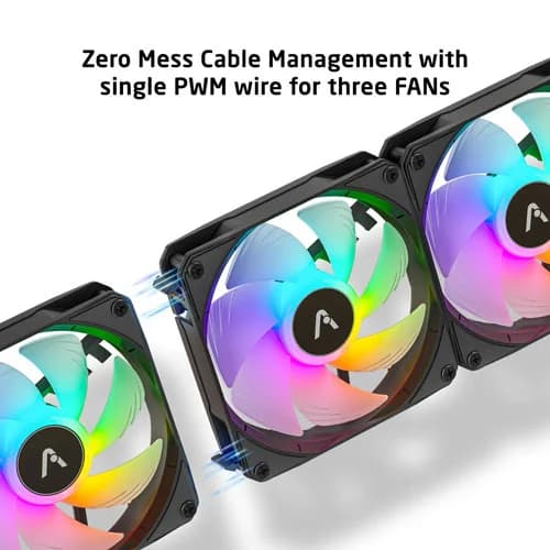 ProLab Design AI360 ARGB with LCD Display (Black) AIO Liquid Cooler Design