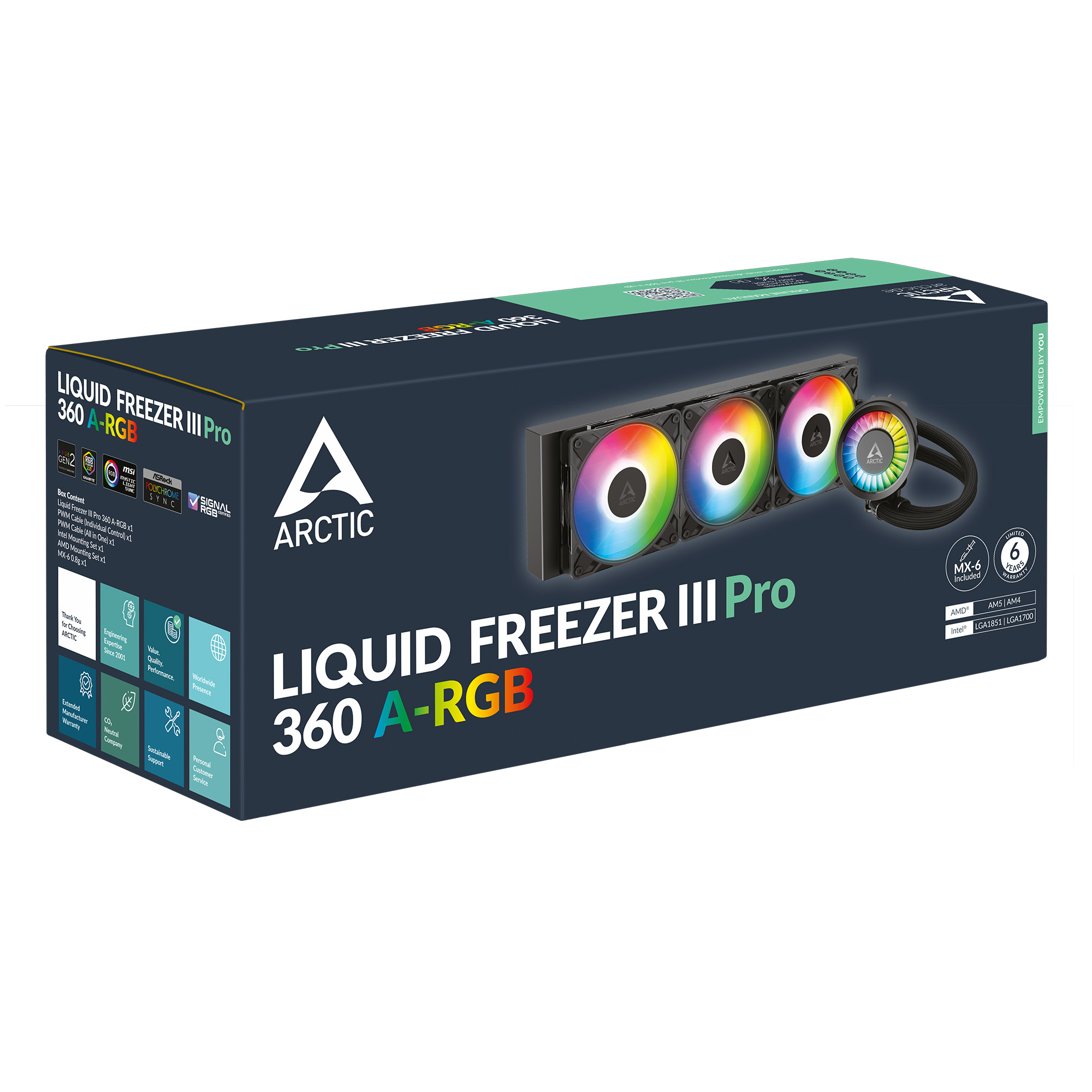 Arctic Liquid Freezer III Pro 360 ARGB (Black) AIO Liquid Cooler Arctic