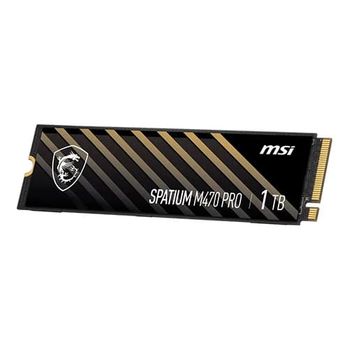 MSI Spatium M470 PRO 1TB M.2 NVMe Gen4 Internal SSD Spatium