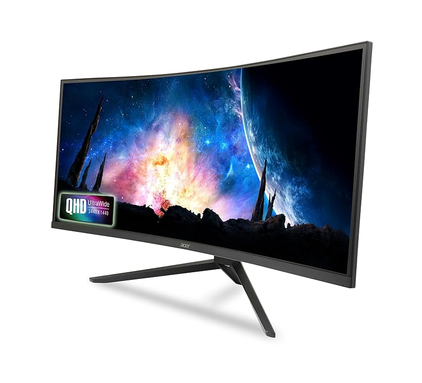 Acer ED343CUR | 34 Inch Curved 1440p UWQHD 180Hz 0.5ms Monitor