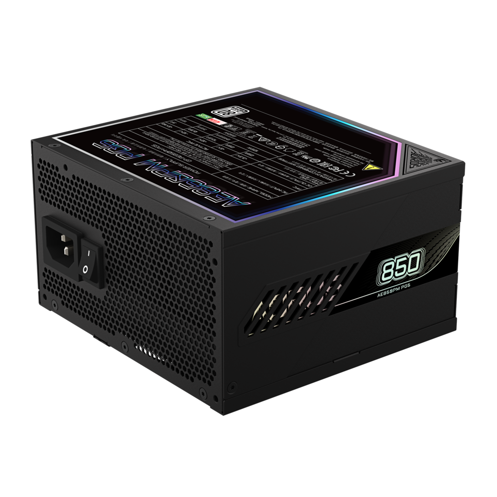 Gigabyte Aorus Elite P850W PG5 ATX 3.1 850 Watts 80 Plus Platinum Fully Modular Power Supply image 6