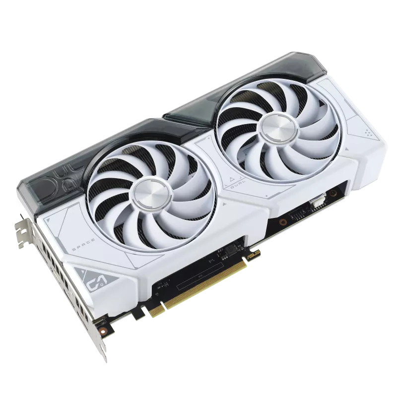 ASUS RTX 4070 Dual OC Edition 12GB (WHITE) Graphics Card ASUS