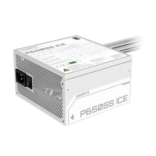 Buy Gigabyte P650SS ICE ATX 3.0 650 Watt 80 Plus Silver (White) Power Supply