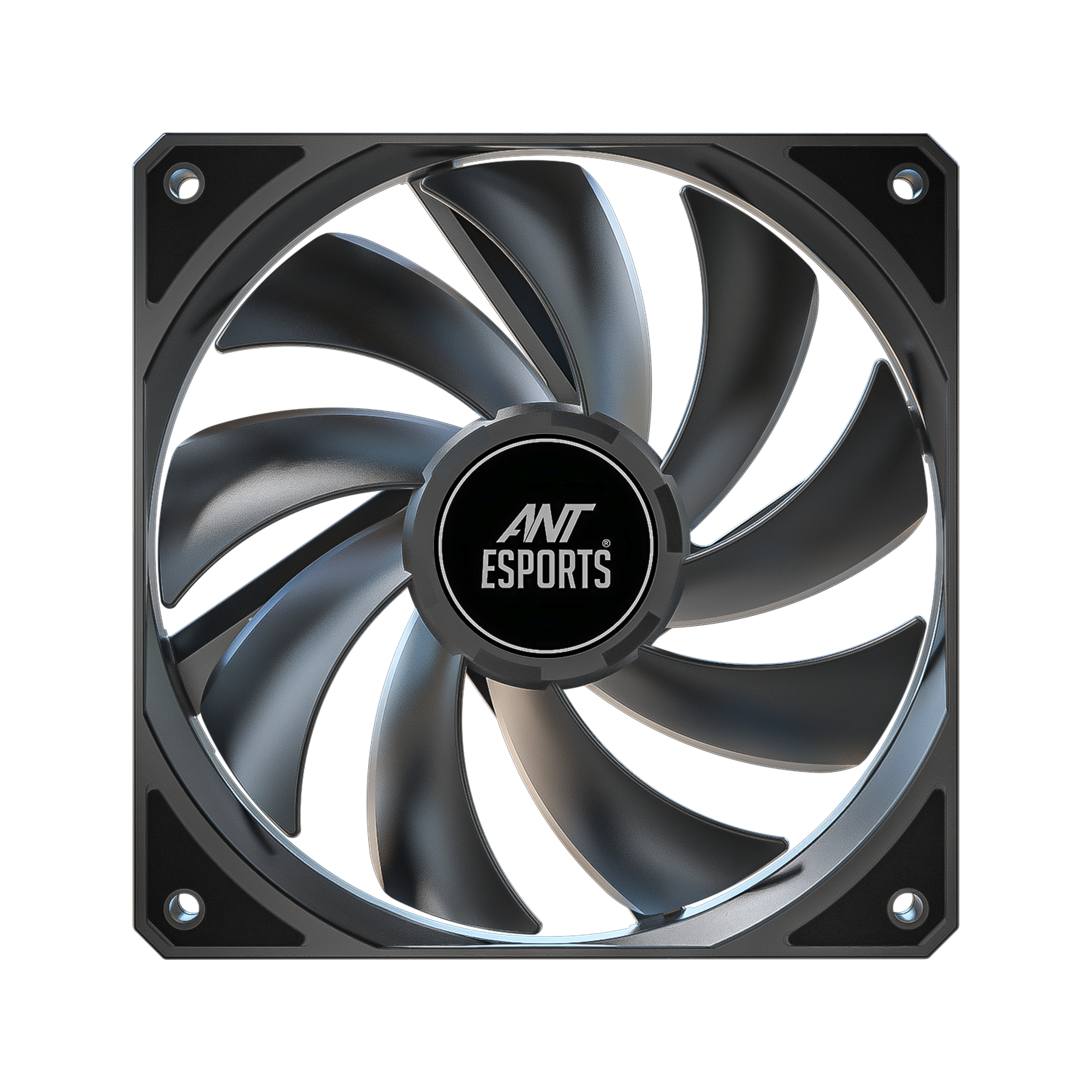 Ant Esports Darkflow Black 120mm Non RGB Cabinet Fans (Triple Pack)