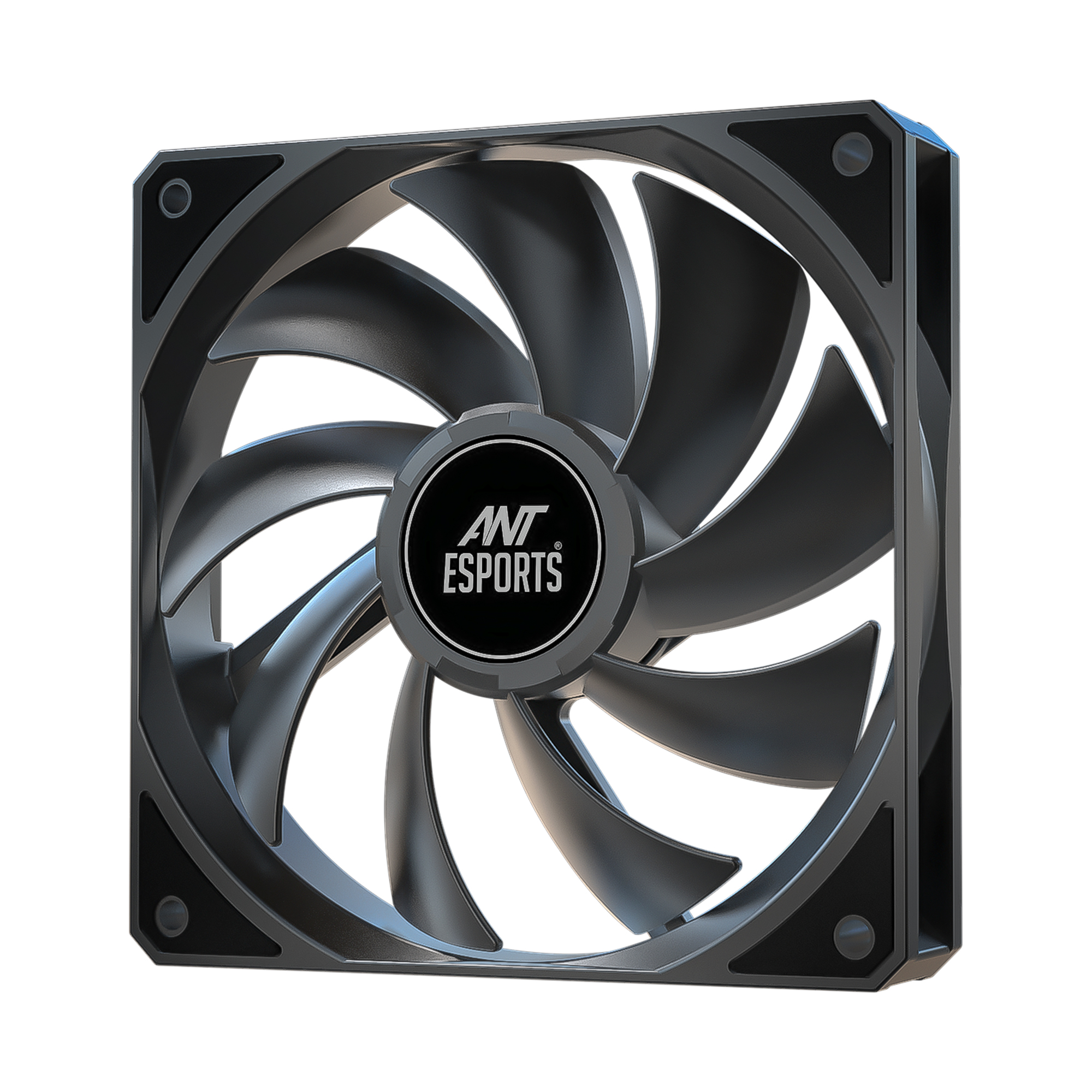Ant Esports Darkflow 120mm Non RGB Cabinet Fan (Triple Pack) (Black) Case Fan modxcomputers