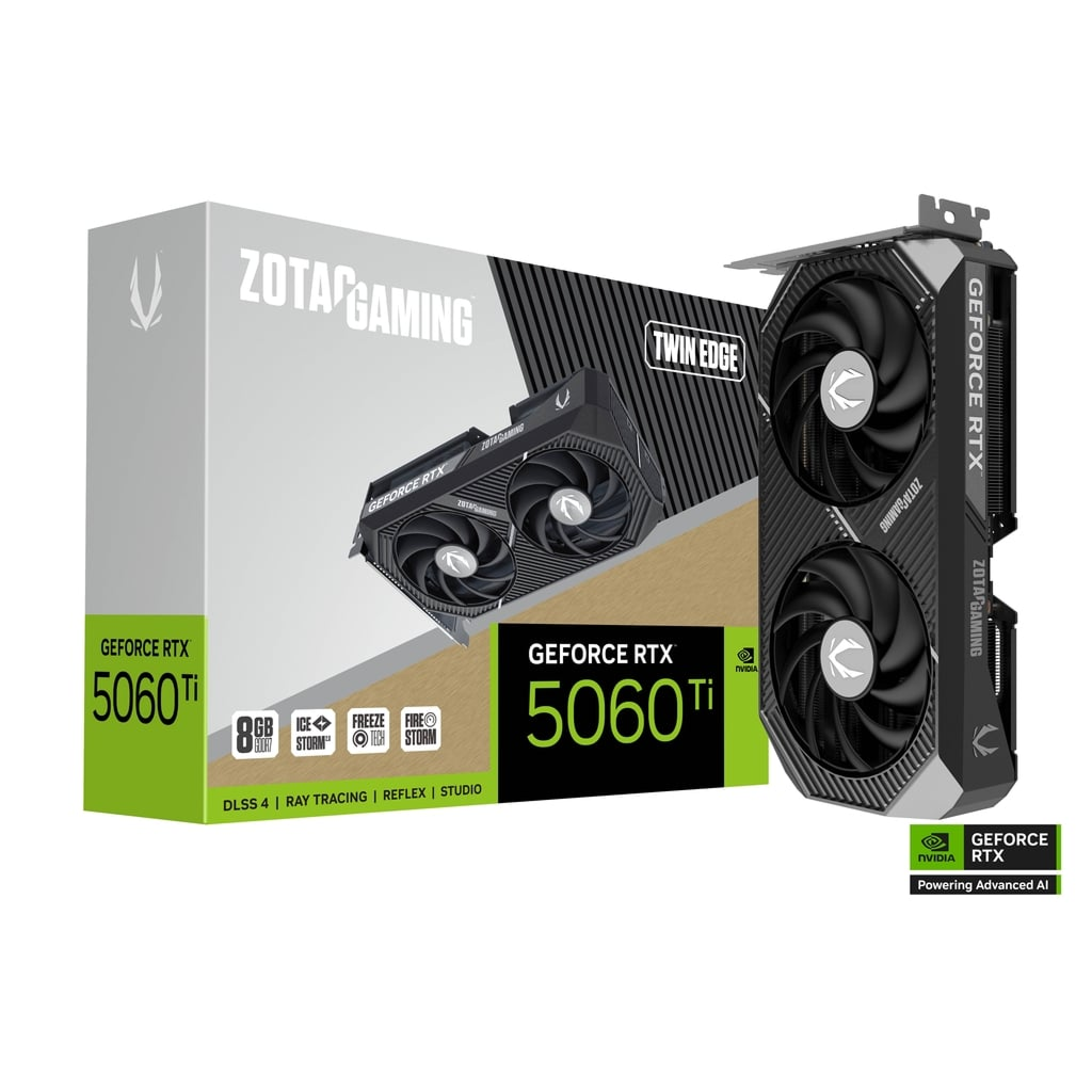 Zotac RTX 5060 Ti Twin Edge 8GB GDDR7 Graphics Card