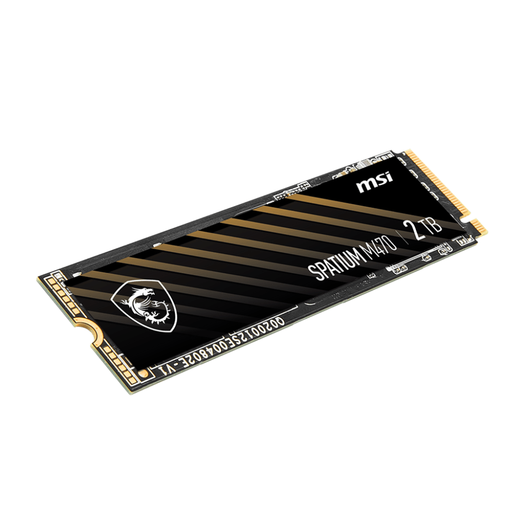 MSI SPATIUM M470 1TB M.2 NVMe Gen4 Internal SSD SPATIUM