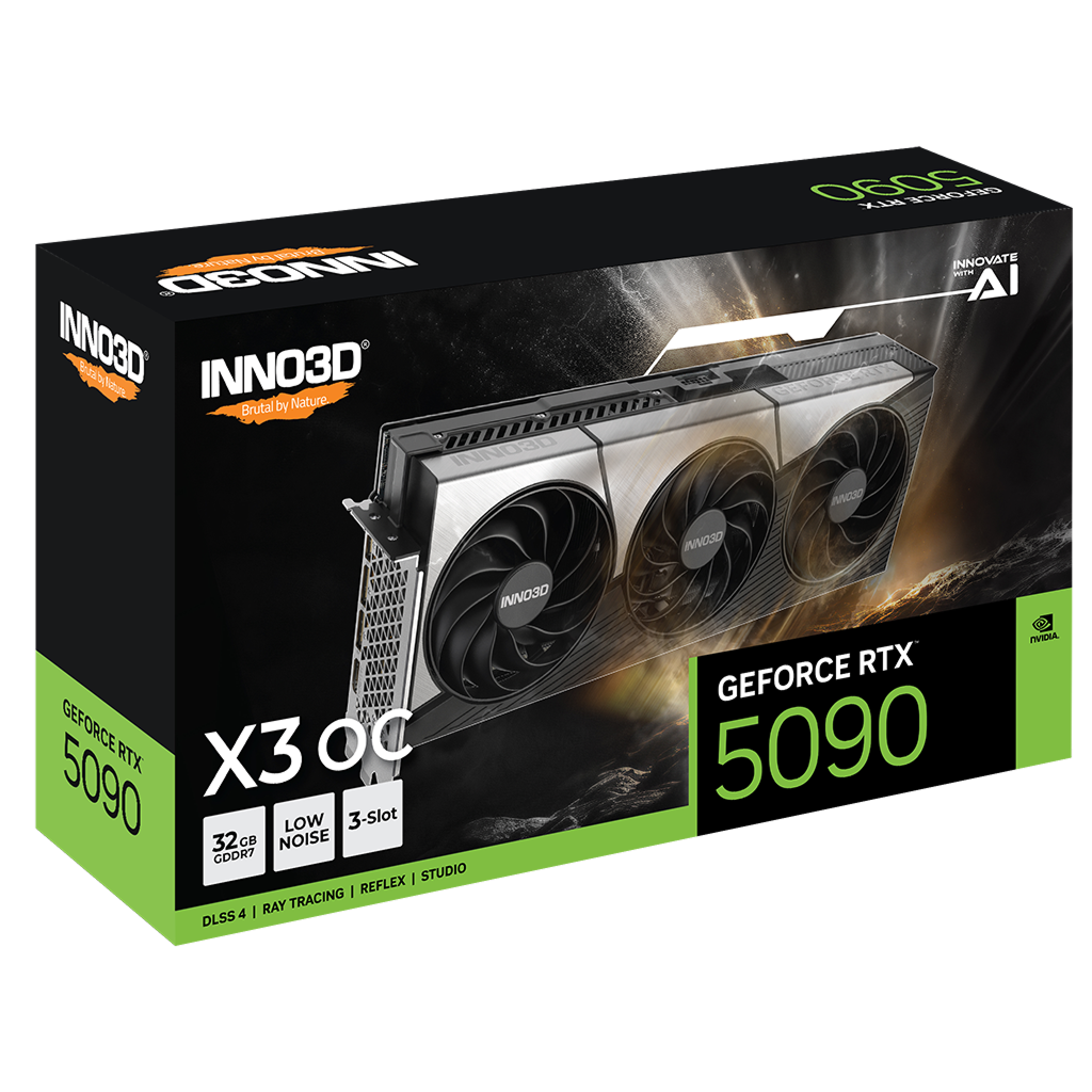 新品未開封INNO3D GeForce RTX 5090 X3OC INNO3D GEFORCE RTX™ 5090 X3 OC | INNO3D - GRAPHICS CARDS