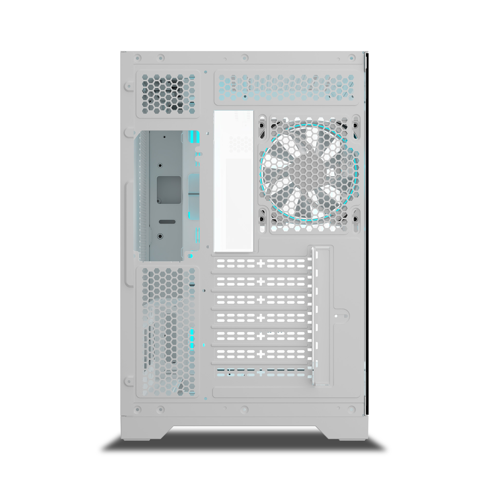 Ant Esports Crystal ARC ARGB (White) Cabinet Ant