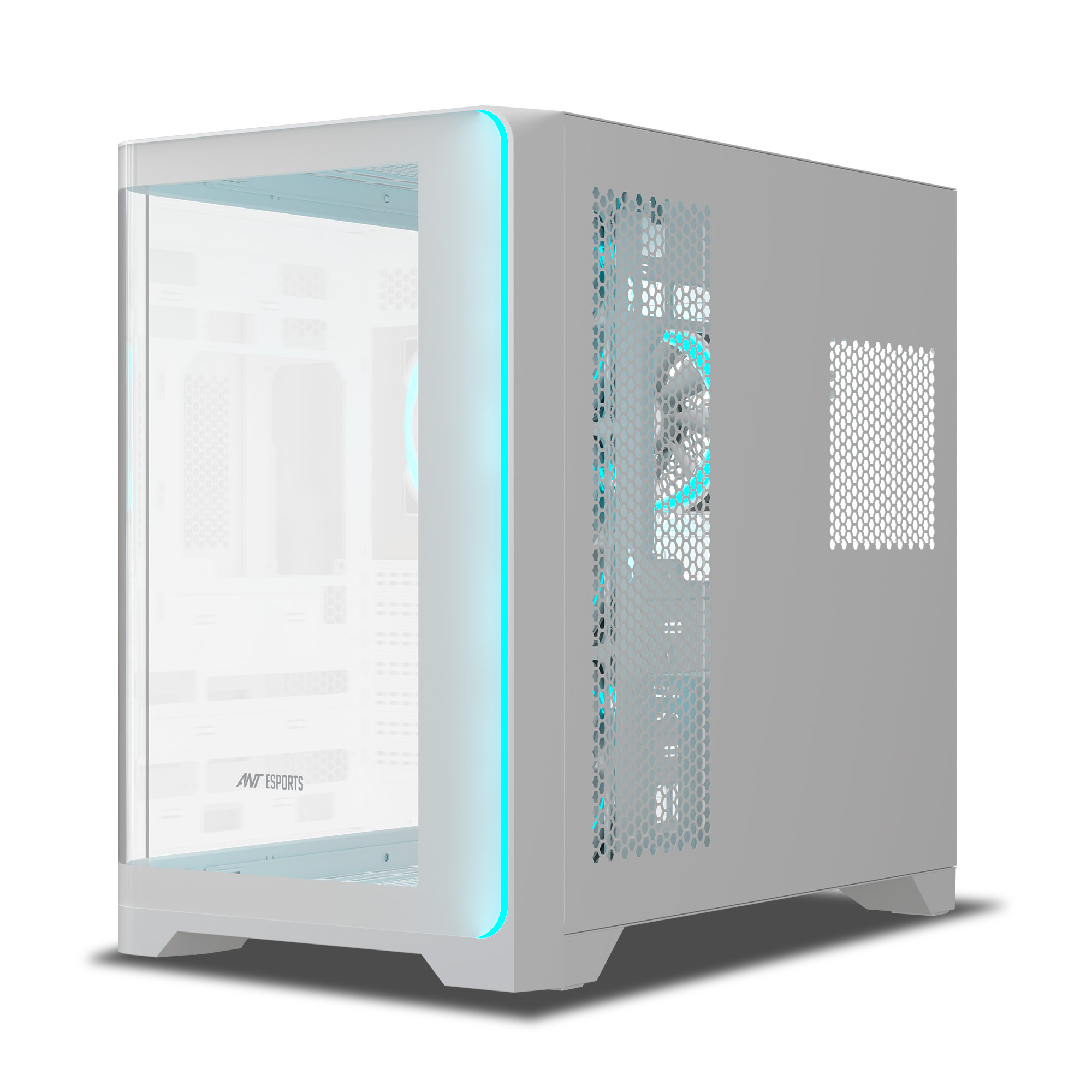 Ant Esports Crystal ARC ARGB (White) Cabinet image 6