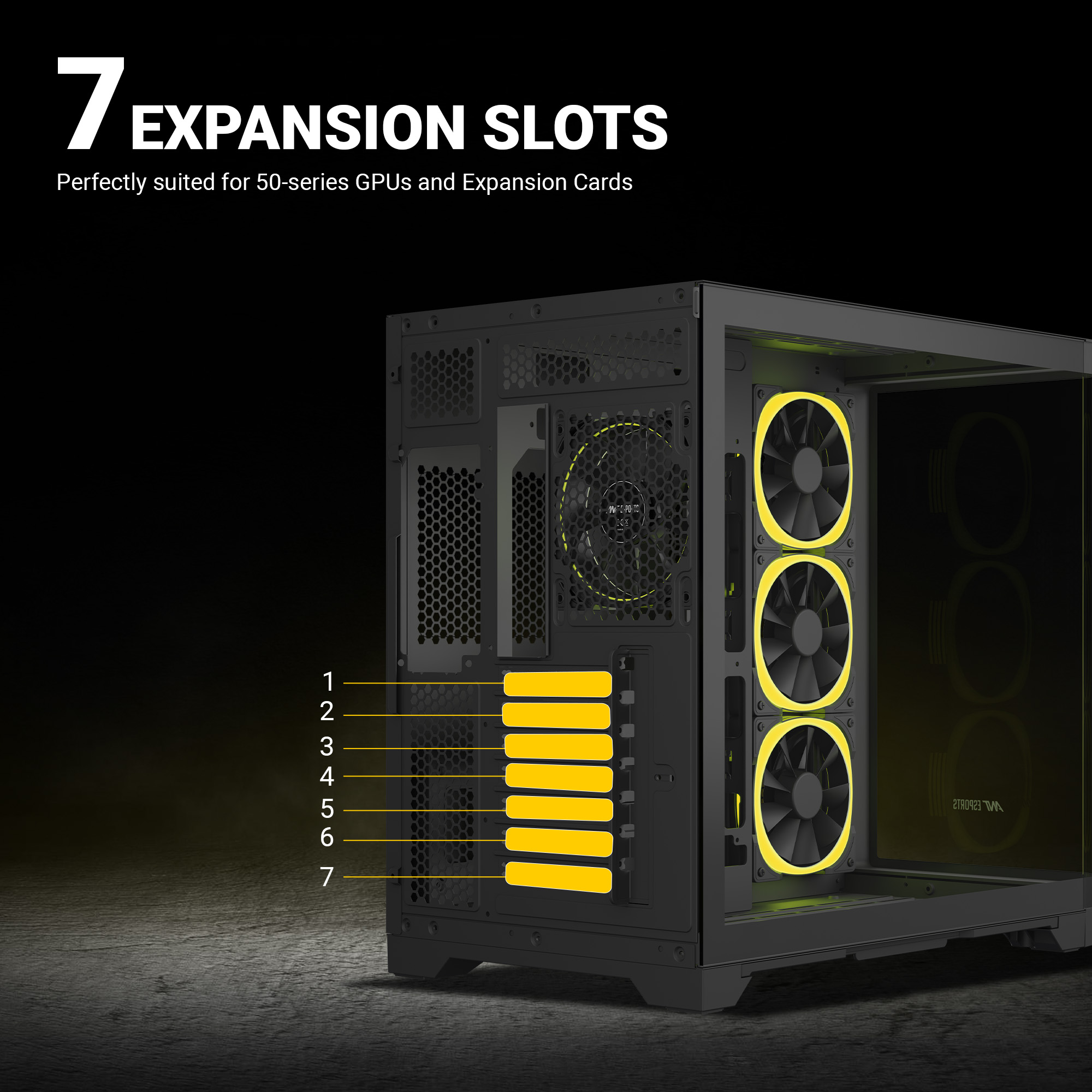 Ant Esports Crystal ARC ARGB (Black) Cabinet modxcomputers