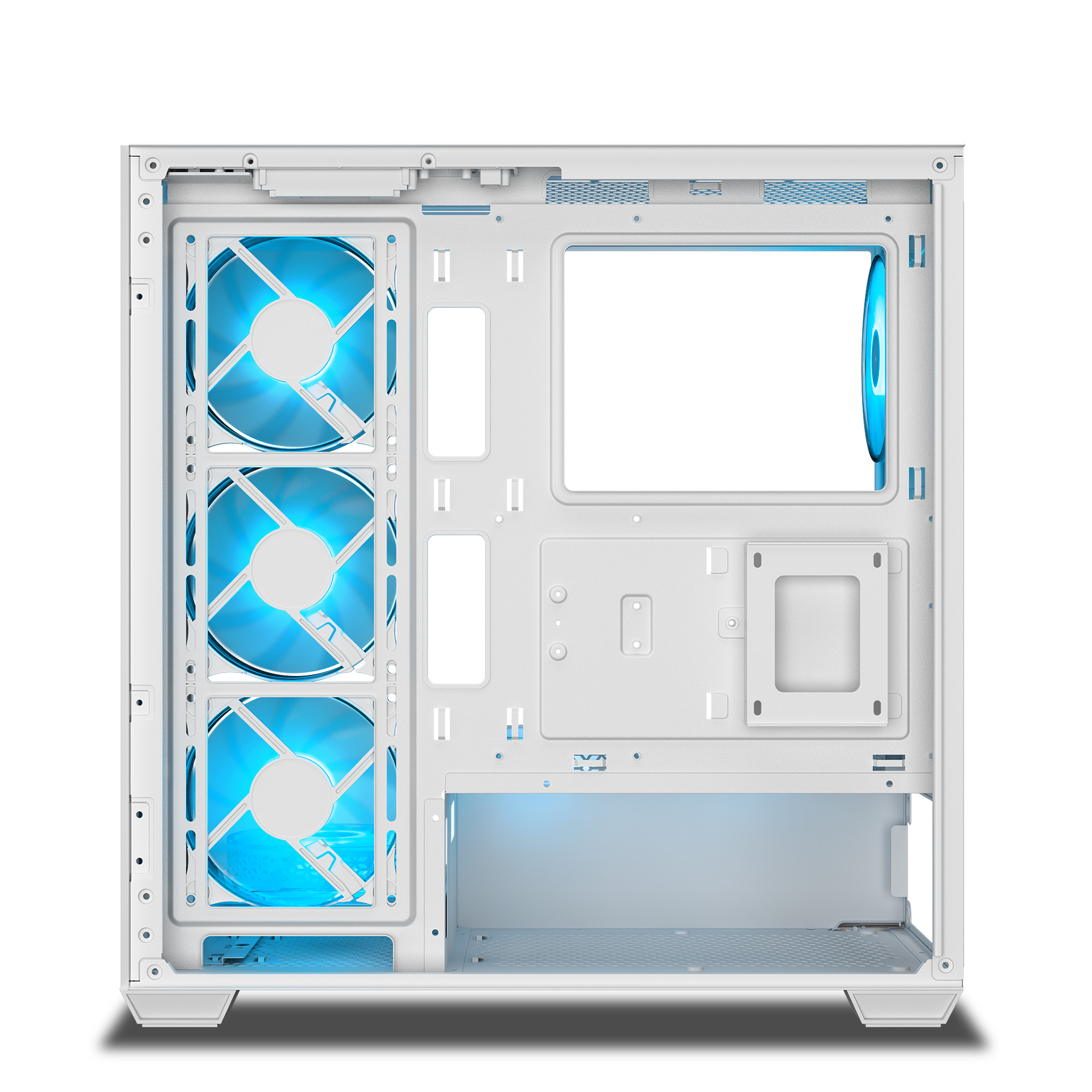 Ant Esports Crystal X7 ARGB (White) Cabinet image 12