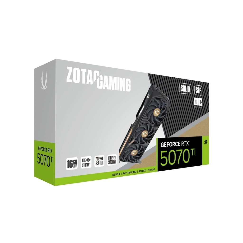 Zotac RTX 5070 Ti Solid SFF OC 16GB GDDR7 Graphics Card image 8
