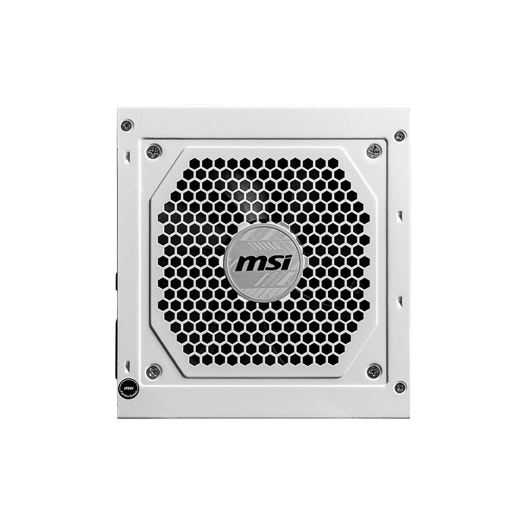 MSI MAG A850GL WHITE PCIE 5.1 ATX 3.1 850 Watt 80 Plus Gold Fully Modular (WHITE) Power Supply MAG
