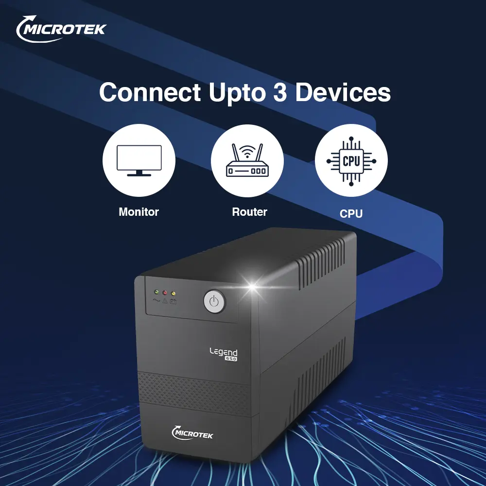 Microtek Legend UPS 1600VA (Upto 960 Watts) UPS modxcomputers