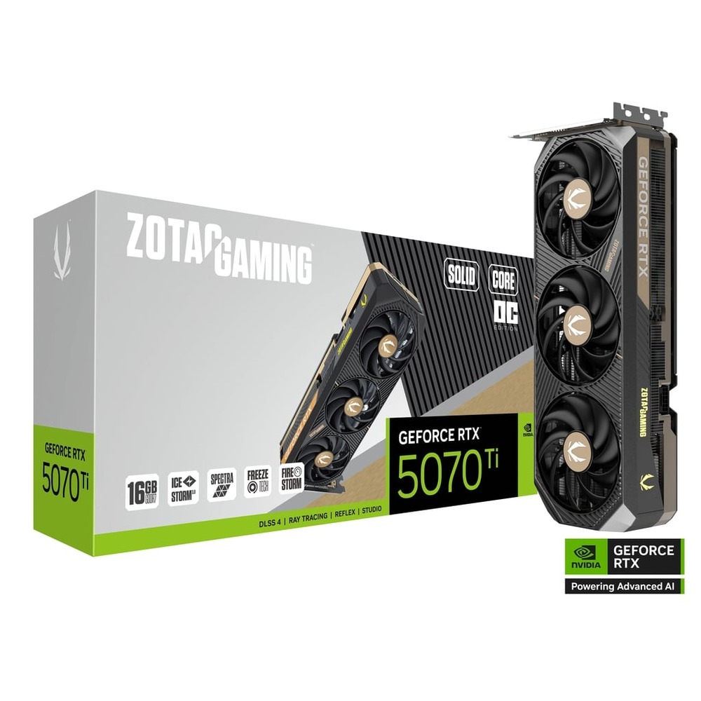 Zotac RTX 5070 Ti Solid Core OC 16GB GDDR7 Graphics Card