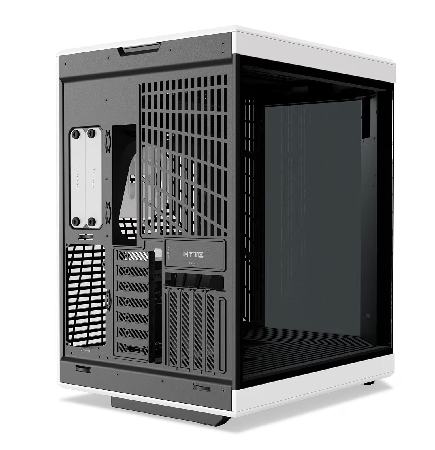 HYTE Y70 Touch Infinite ATX Premium Case (Black and White) Cabinet Y70