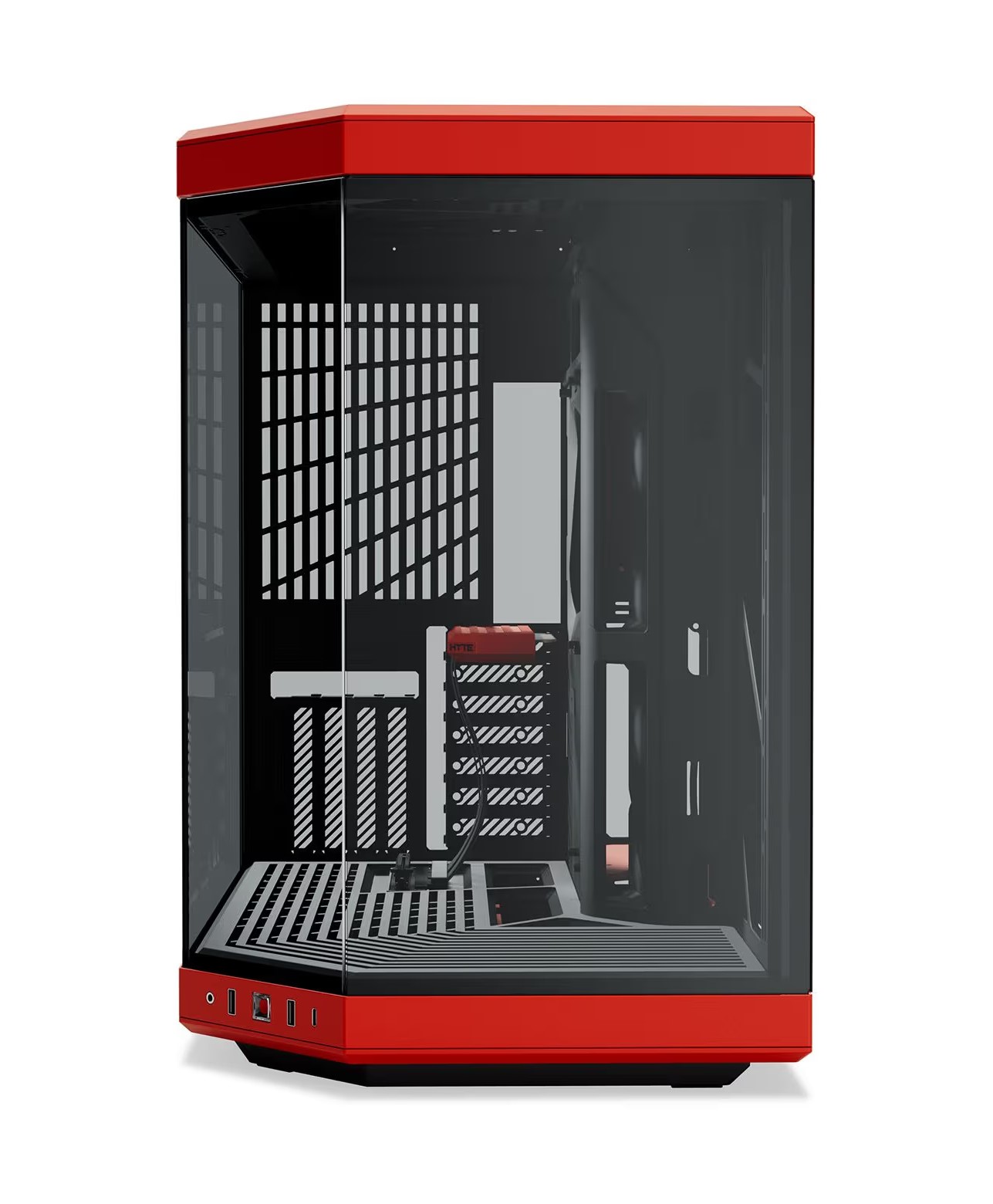 HYTE Y70 ATX Premium Case (Black and Red) Cabinet HYTE