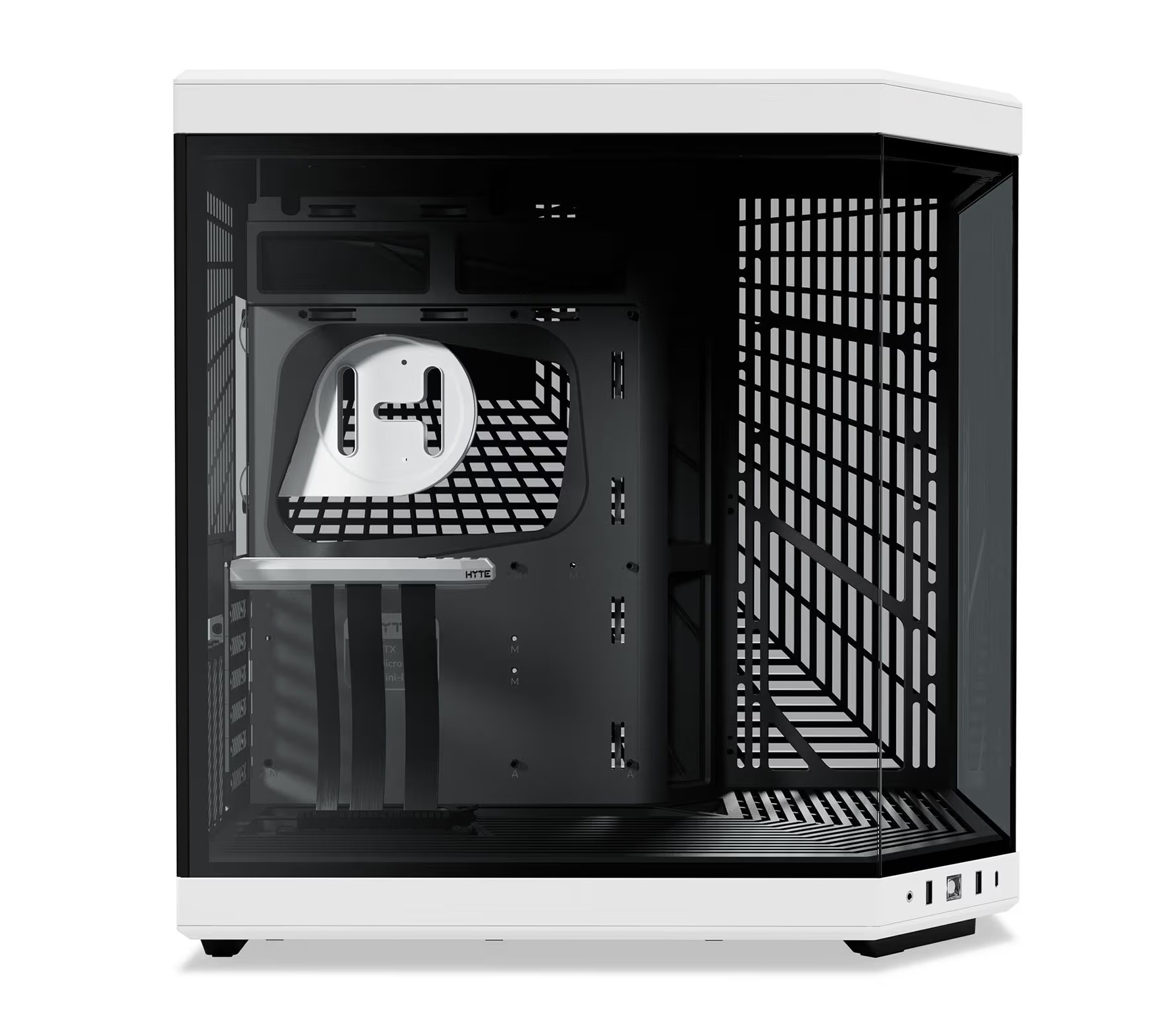 Hyte Y70 ATX Premium Case (Black and White) Cabinet modxcomputers