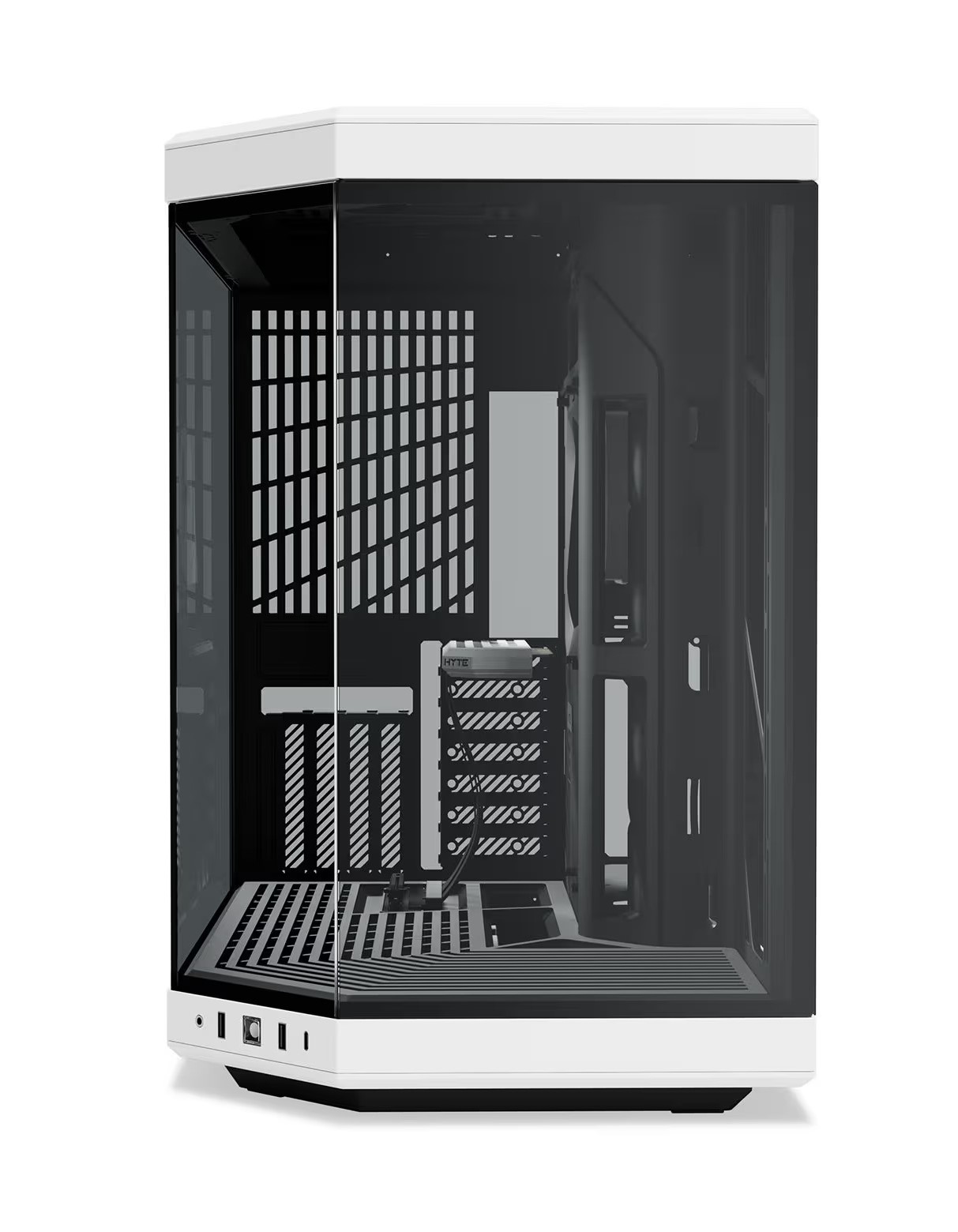 Hyte Y70 ATX Premium Case (Black and White) Cabinet image 6