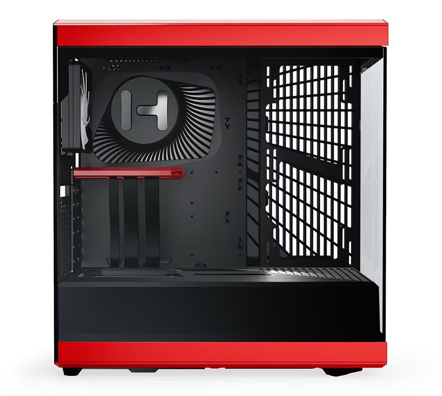 HYTE Y40 ATX Premium Case (Black and Red) Cabinet-img(5)