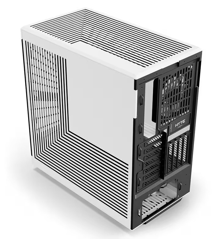 HYTE Y40 ATX Premium Case (Black and White) Cabinet image 6