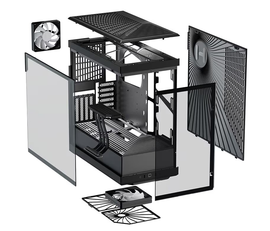 HYTE Y40 ATX Premium Case (Black) Cabinet modxcomputers