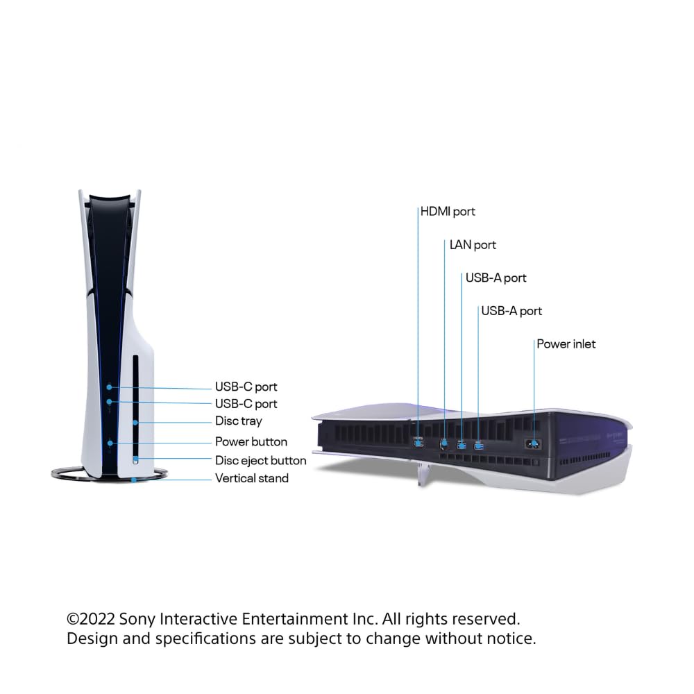 Sony PlayStation 5 Slim Gaming Console | PS5 Disc Edition image 6