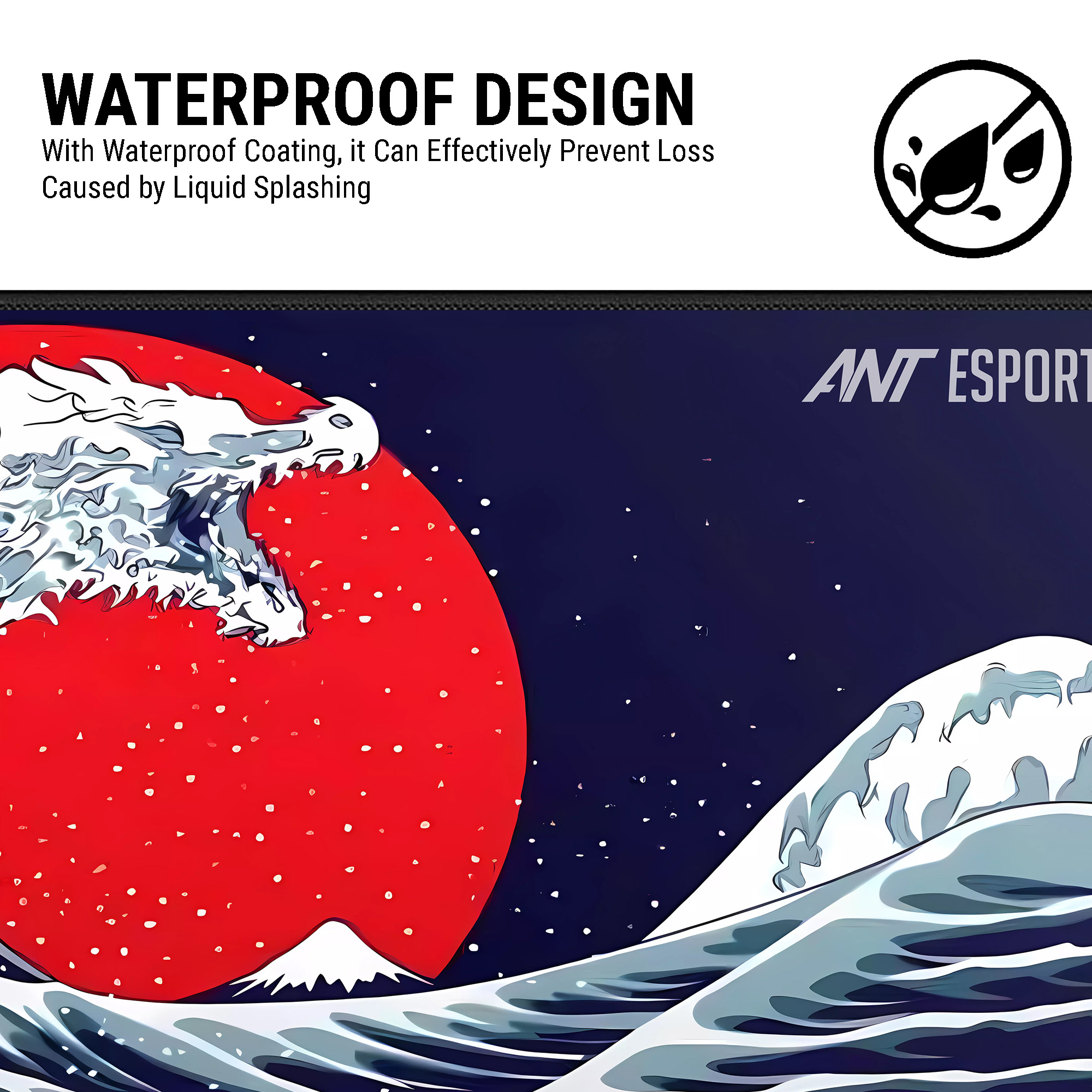 Ant Esports Snow Dragon Unique Design (Large) Gaming Mousepad modxcomputers