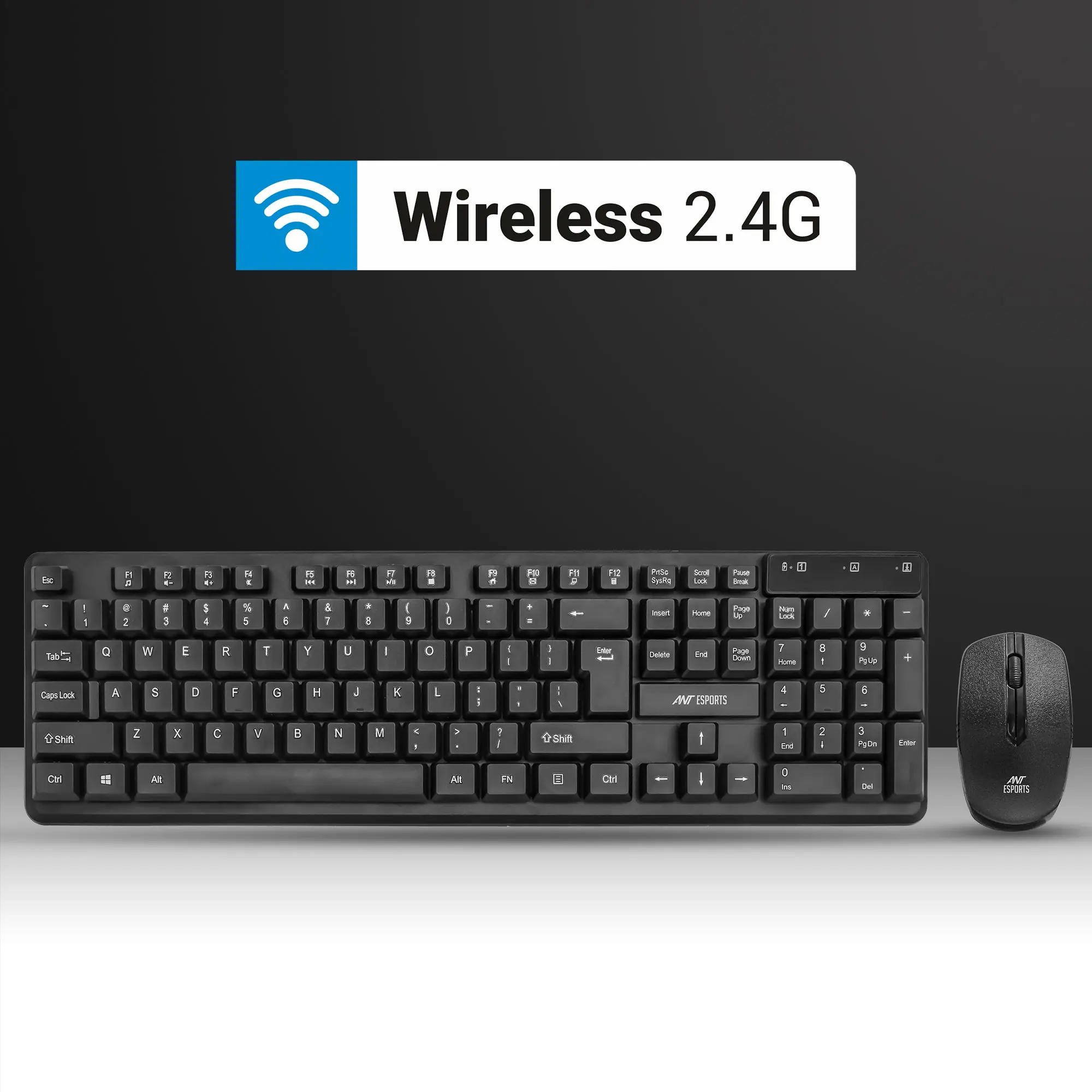 Ant Esports MKWM2023 Wireless (Black) Keyboard and Mouse Combo-img(2)