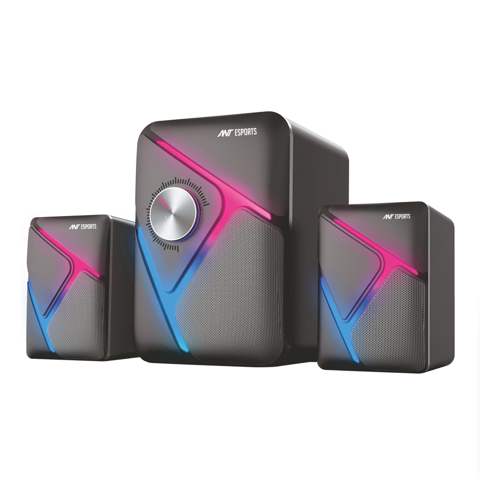 Ant Esports GS270 2.1 Channel RGB Stereo Gaming Speaker