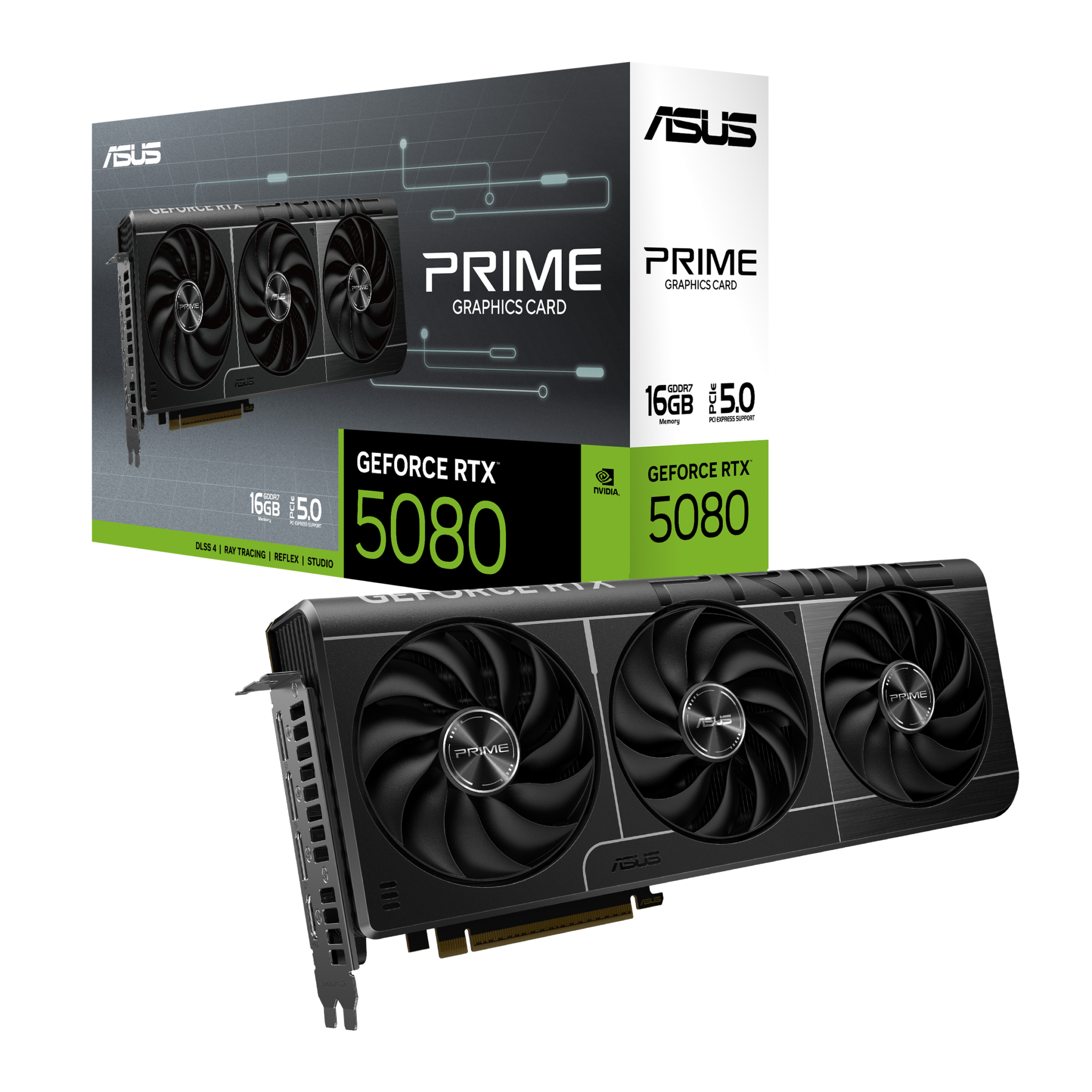 ASUS Prime RTX 5080 16GB GDDR7 Graphics Card