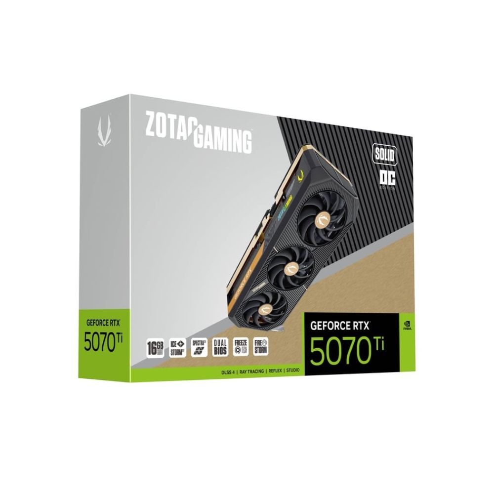 Zotac RTX 5070 Ti Solid OC 16GB GDDR7 Graphics Card image 8