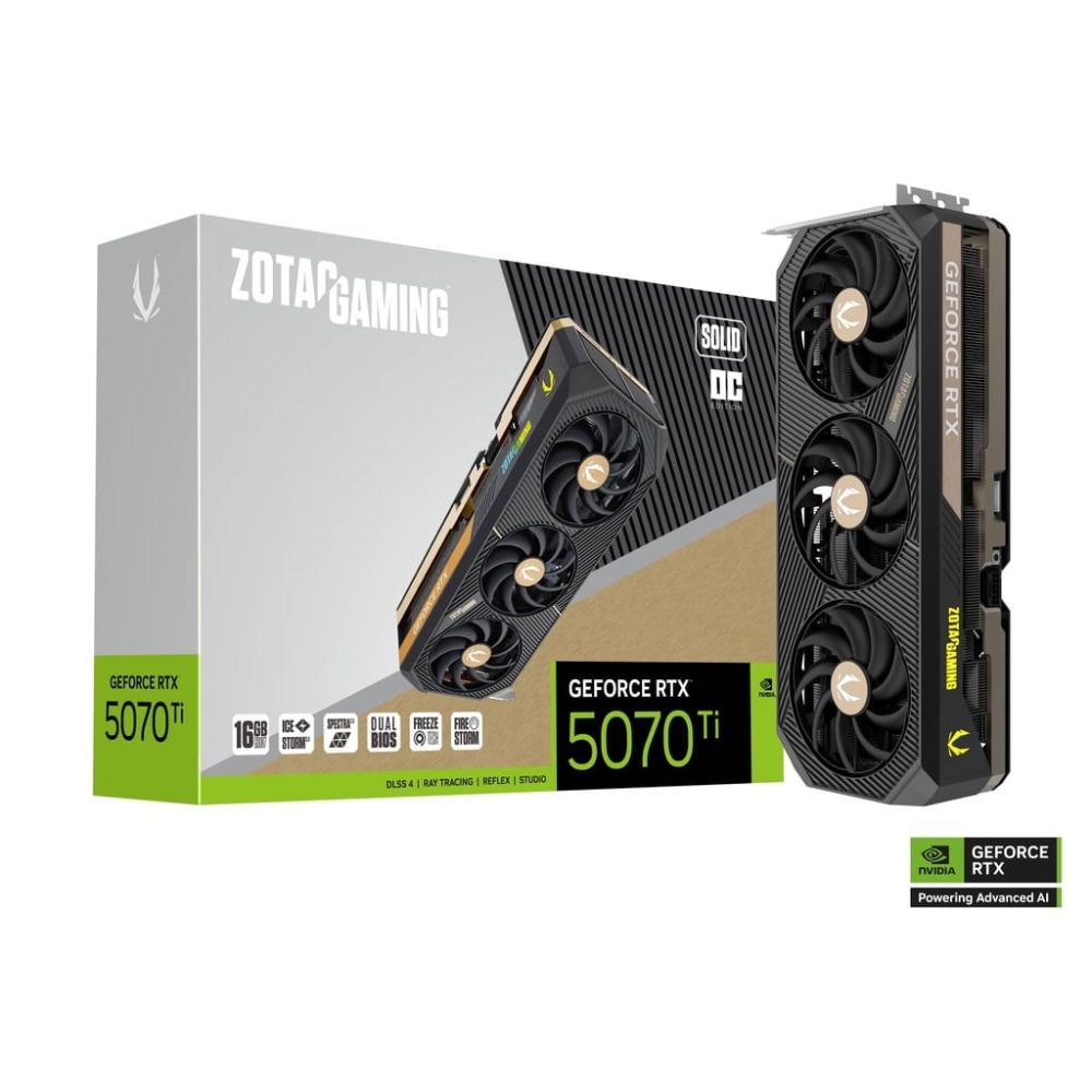 Zotac RTX 5070 Ti Solid OC 16GB GDDR7 Graphics Card