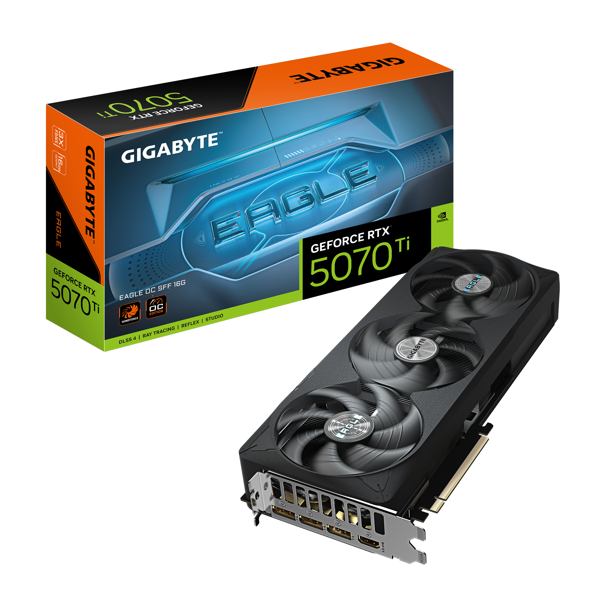Gigabyte RTX 5070 Ti Eagle OC SFF 16GB GDDR7 Graphics Card