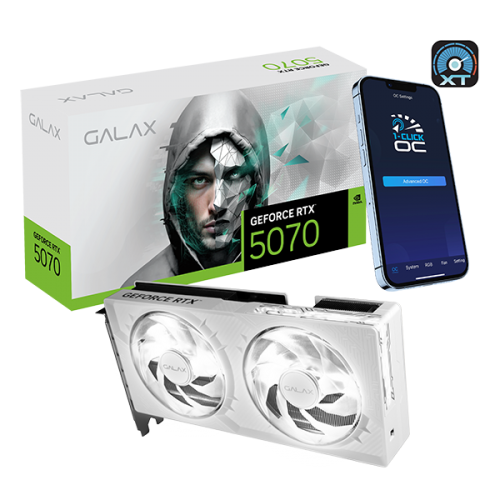 Galax RTX 5070 (1-Click OC) 12GB GDDR7 (WHITE)