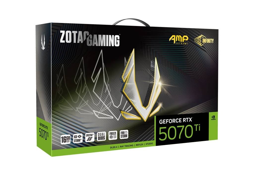 Zotac RTX 5070 Ti AMP Extreme Infinity 16GB GDDR7 Graphics Card image 8