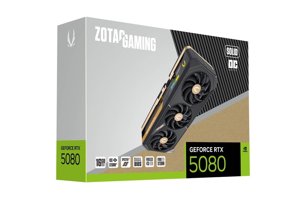 Zotac RTX 5080 Solid OC 16GB GDDR7 Graphics Card image 8