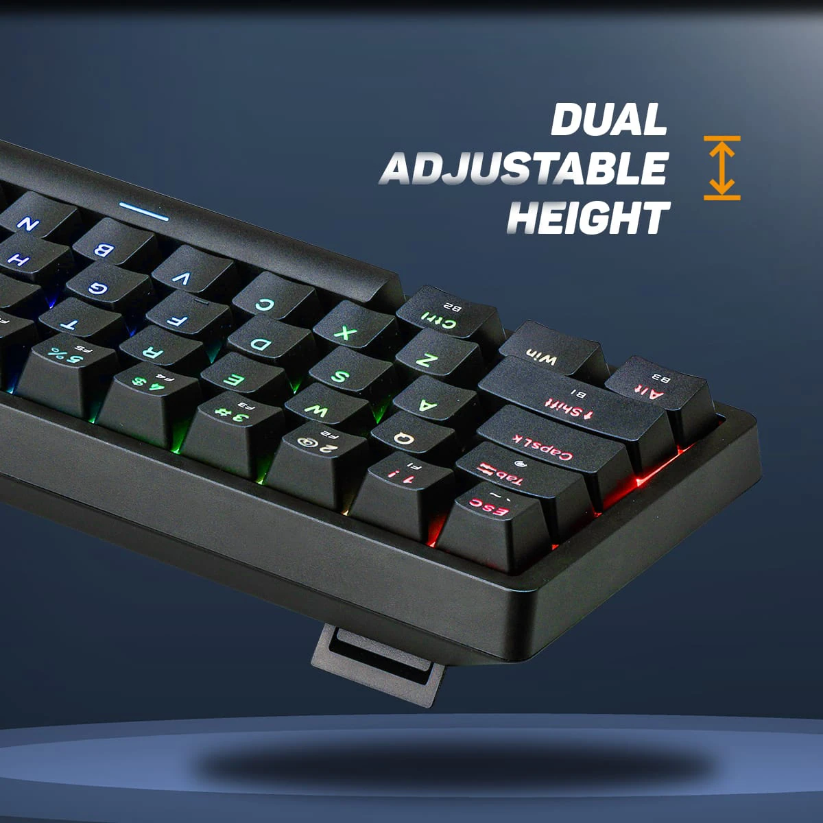 Cosmic Byte Astra (CB-GK-33) Hot-Swappable Blue Switches with Per Key RGB Mechanical Keyboard image 7